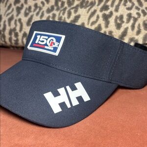 Rare! 105 years Helly Hansen boating yacht luxury sun visor preppy adjustable